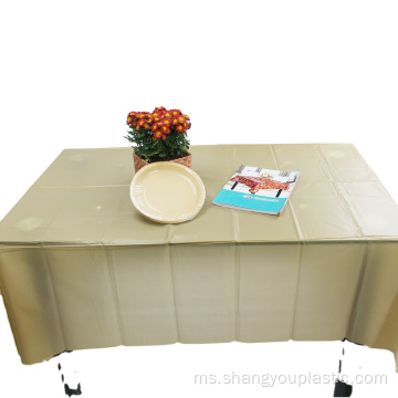 Warna Pepejal Custom Peva Tablecloth